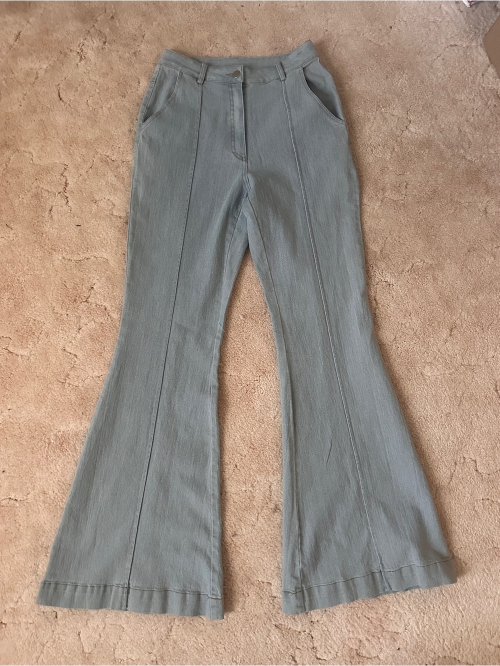 Sugarlips Flared Pants in light blue- NWT
